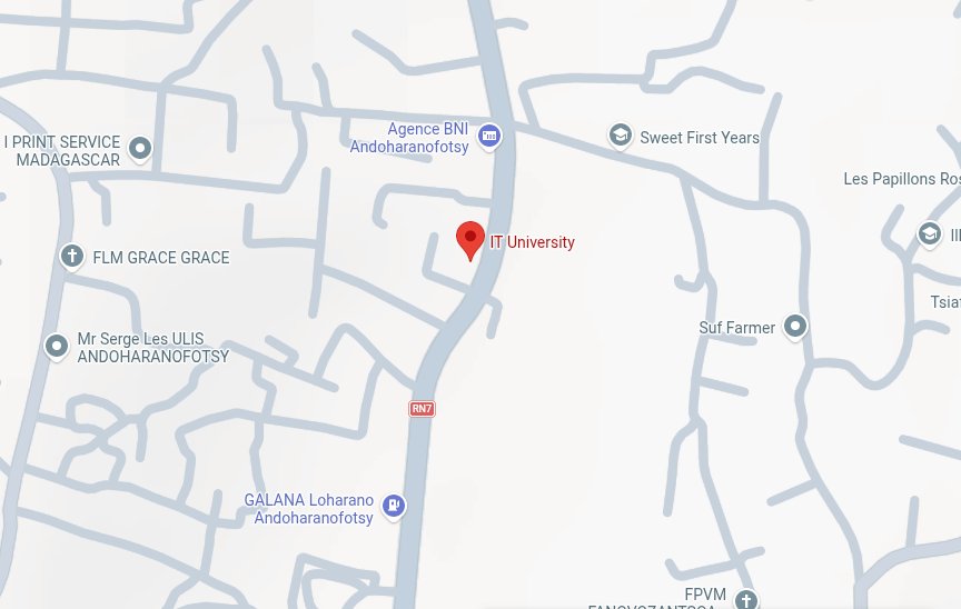 Localisation IT University - Andoharanofotsy